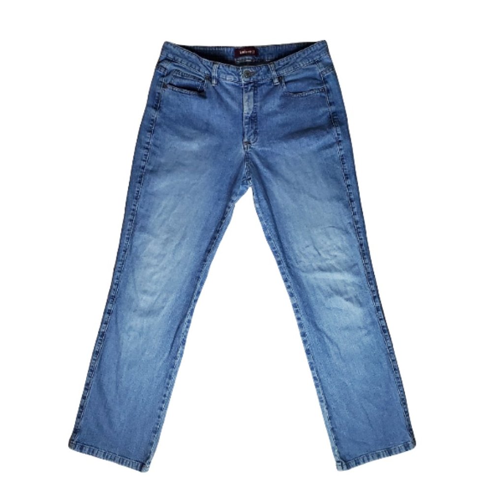 Vintage High Waist Straight Leg Mom Jeans
